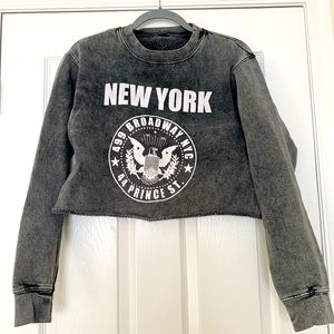 Brandy Melville cropped sweatshirt